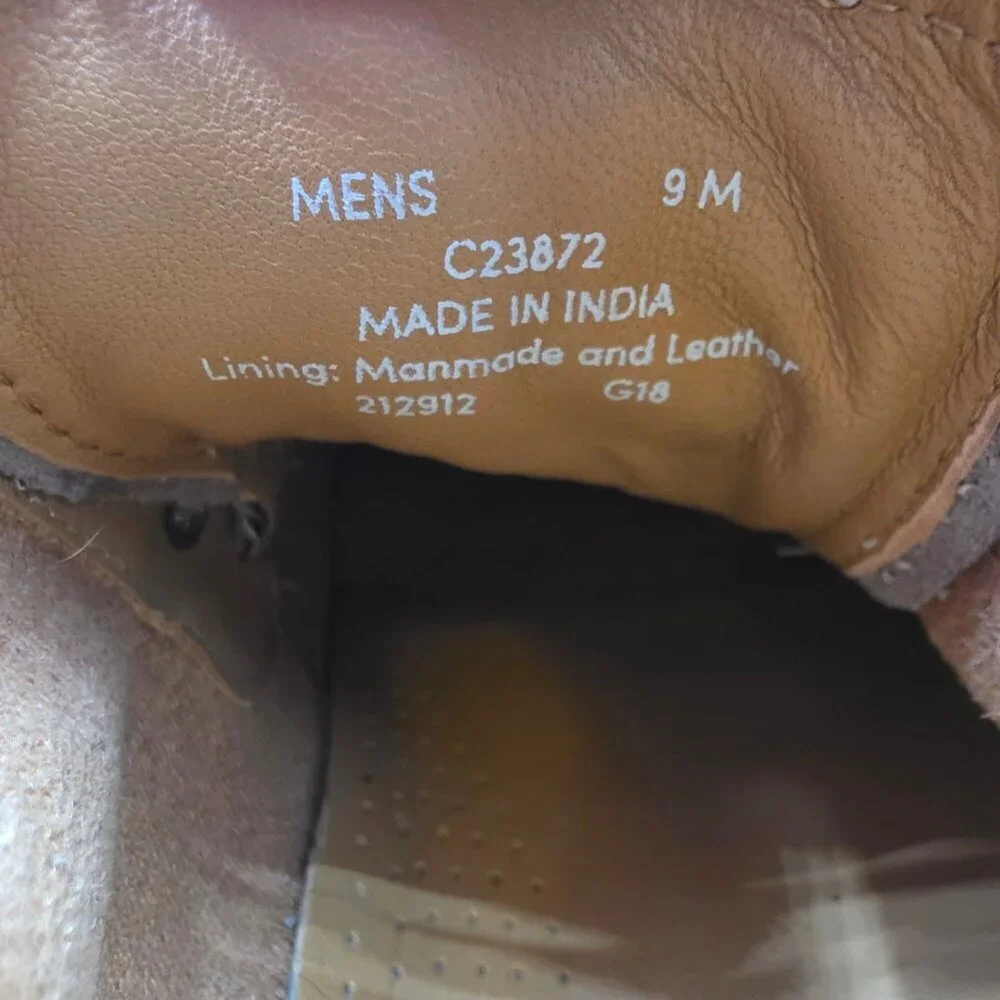 Cole Haan Ogden Stitch Suede Chukka Boots Taupe Tan Dress Casual Shoes Mens 9M